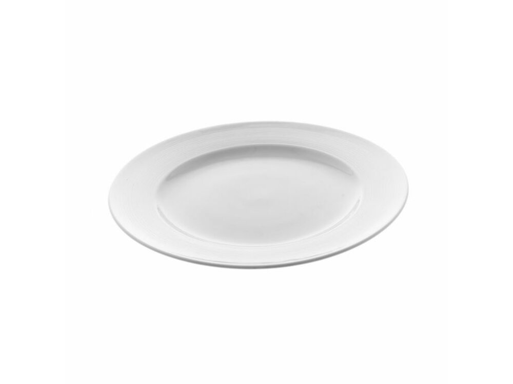 MAKU Porcelain serving plate, Ø26.5 cm, white