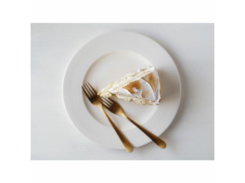 Maku Porcelain dessert plate, white