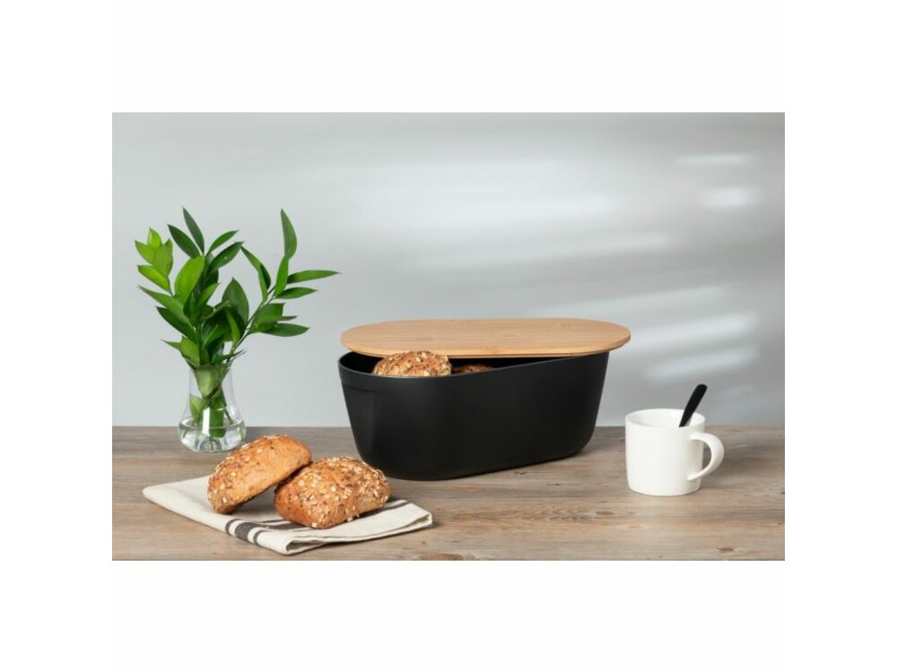 Maku rPET bread box with bamboo lid