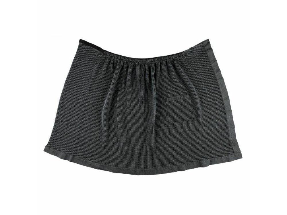 Women's sauna kilt 85x145cm, dark gray