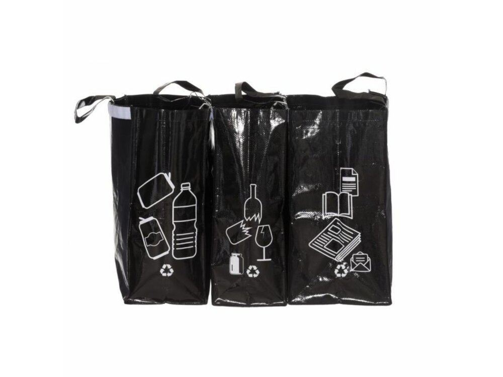 Recycling bags, 3 pcs/pack.