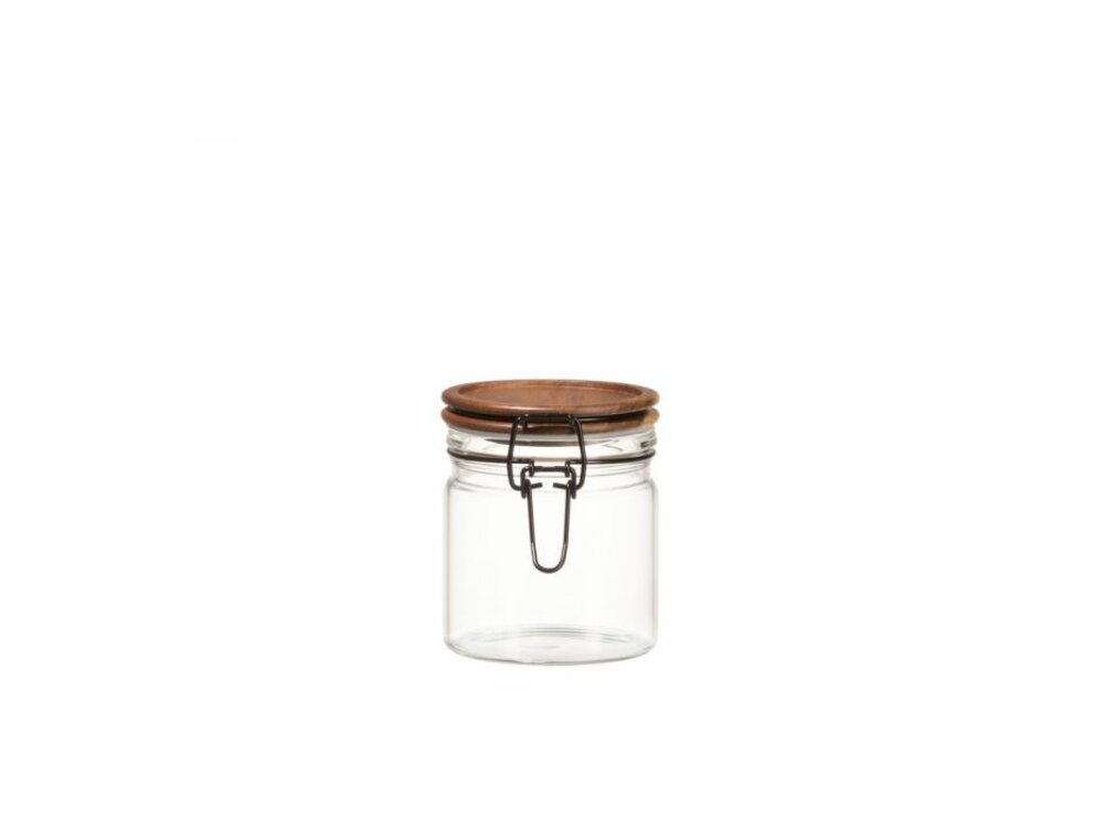 MAKU Glass jar with sealing lid, 0.6 l