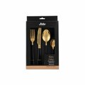 MAKU Cutlery gold/black, 16 pcs