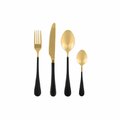 MAKU Cutlery gold/black, 16 pcs