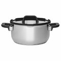 Maku Easy stainless steel pot with sealing lid, 5.2 L