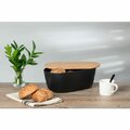 Maku rPET bread box with bamboo lid