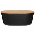 Maku rPET bread box with bamboo lid