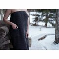 Women's sauna kilt 85x145cm, dark gray