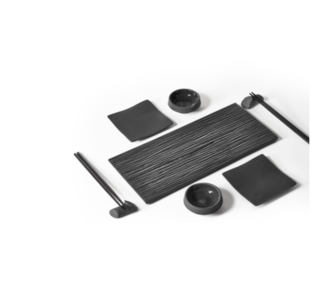 Zen Cmielow sushi set for 2 people, black Zen Cmielow sushi set for 2 people, black