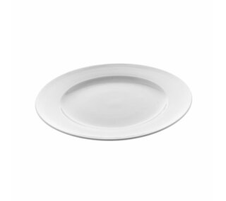 MAKU Porcelain serving plate, Ø26.5 cm, white