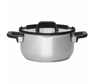 Maku Easy stainless steel pot with sealing lid, 5.2 L