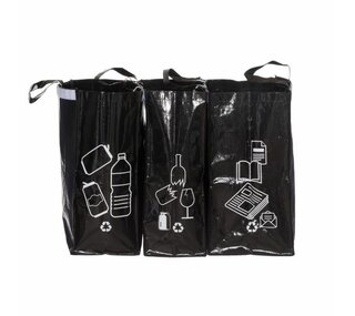 Recycling bags, 3 pcs/pack.